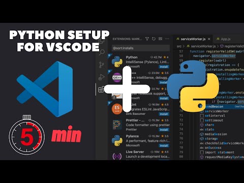 How to setup Python for VSCode in 2023 in 5mins! | Install Python and Setup VSCode for Windows 10