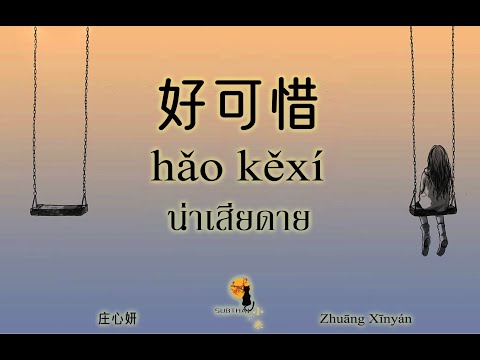 【ThaiSub-Pinyin】好可惜 hǎo kěxí   น่าเสียดาย -庄心妍  Zhuāng Xīnyán